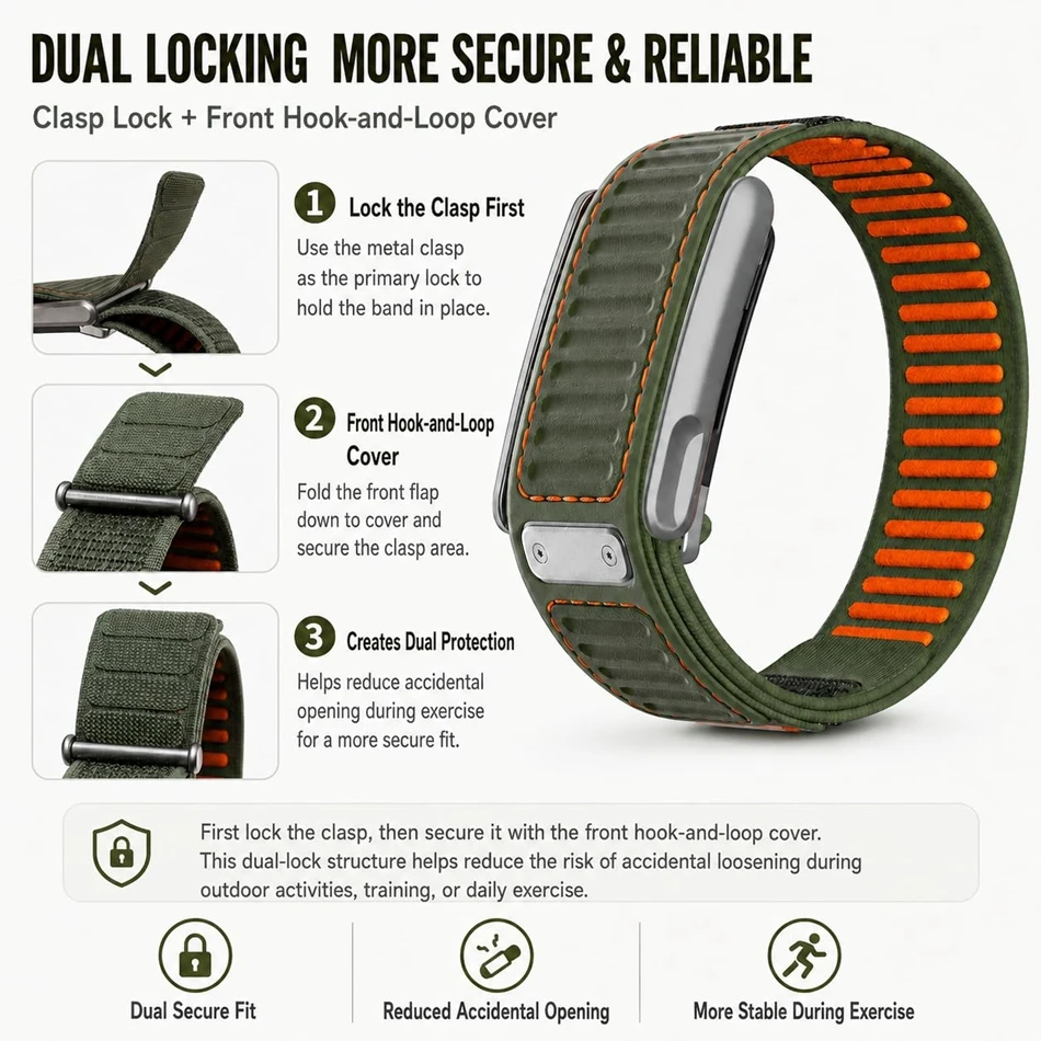 Нейлоновый силиконовый ремешок – обзор и цена Sport Loop Velcro