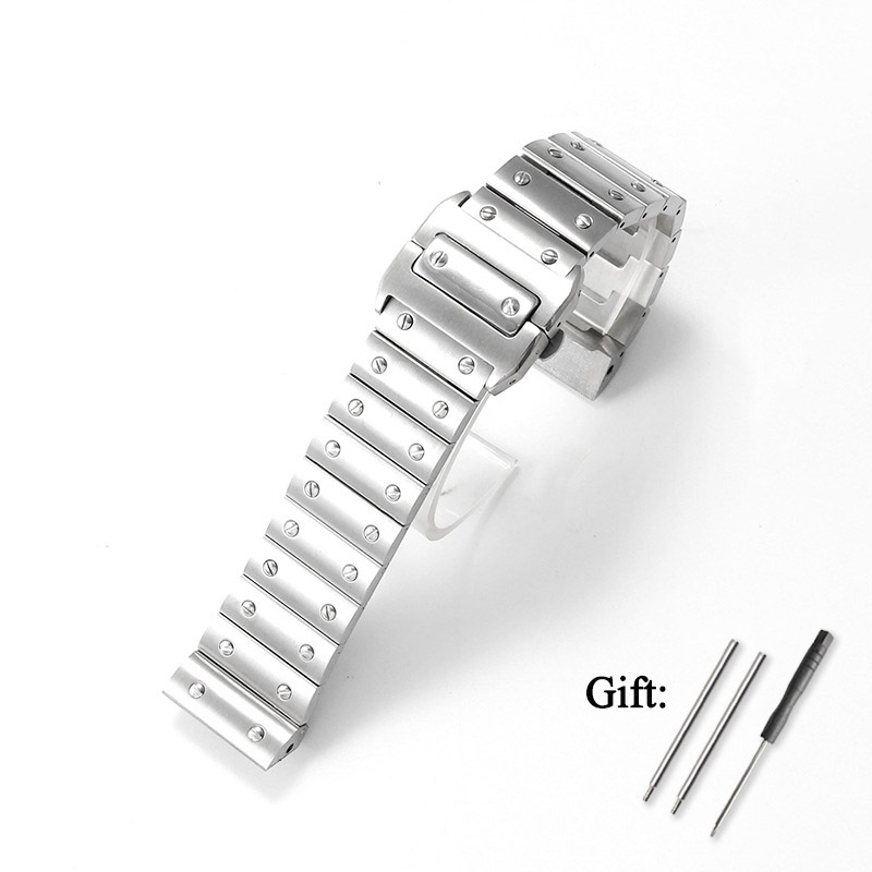 23-мм высококачественный ремеш – обзор и цена Cartier Watch Santos