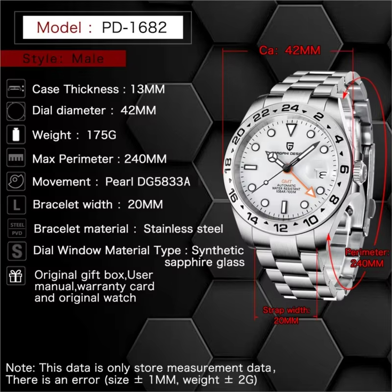 PAGANI DESIGN 2026 Новые мужск – обзор и цена Rolex Watch Submariner