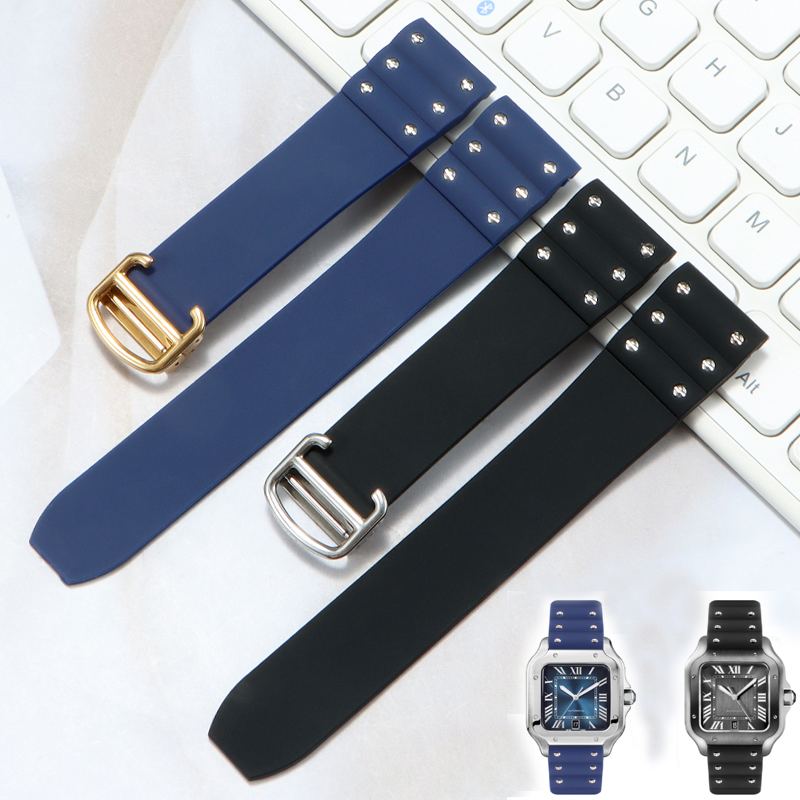 Высококачественный резиновый р – обзор и цена Cartier Watch Santos