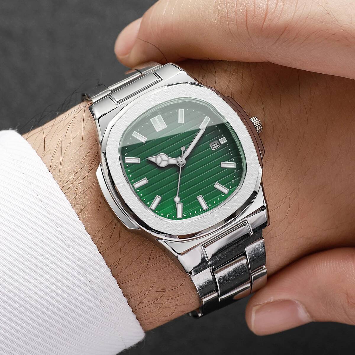 Модные мужские деловые часы Fa – обзор и цена Patek Philippe Watch Nautilus